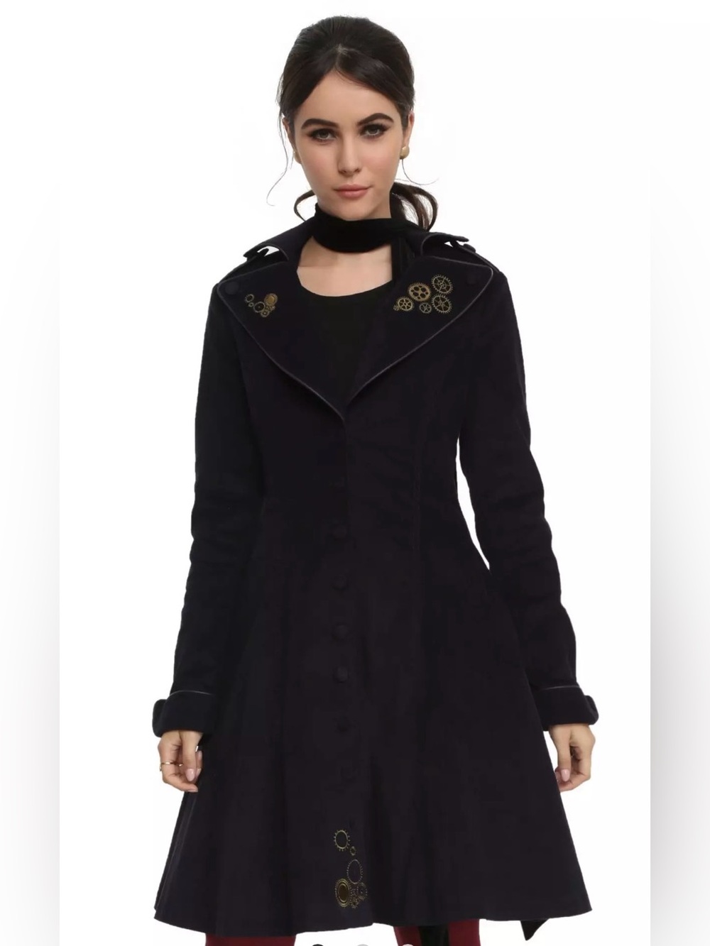 Women’s Tardis Corduroy Fit-and-Flare Coat